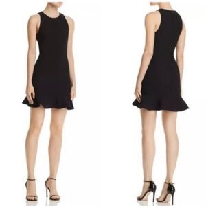 Likely sleeveless Becket flounce tea length dress